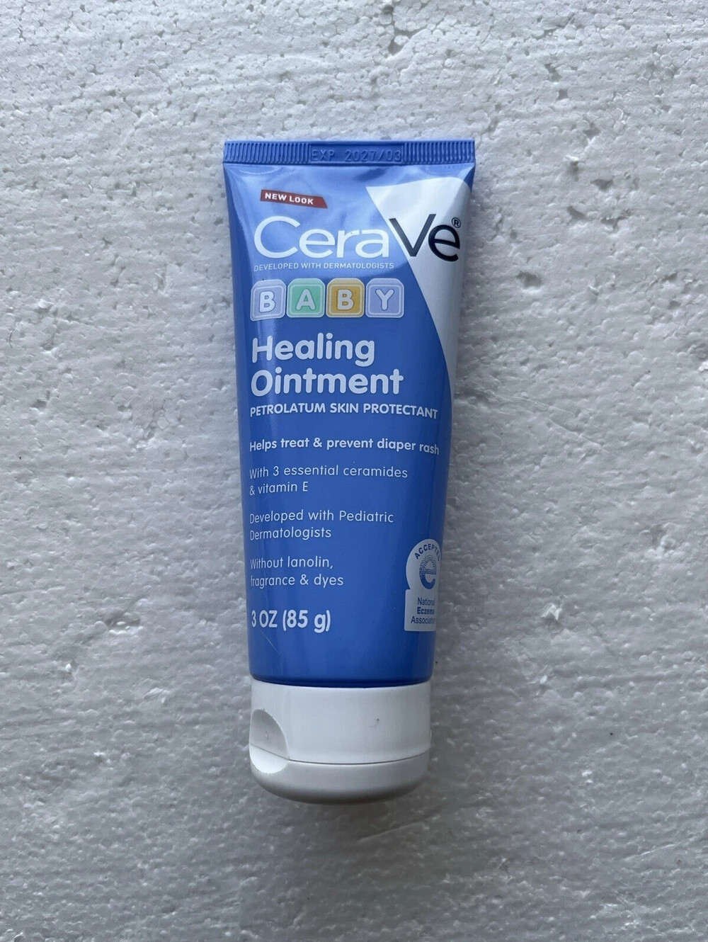 CeraVe Diaper Rash Cream | Baby Healing Ointment for Extra Dry Cracked Skin